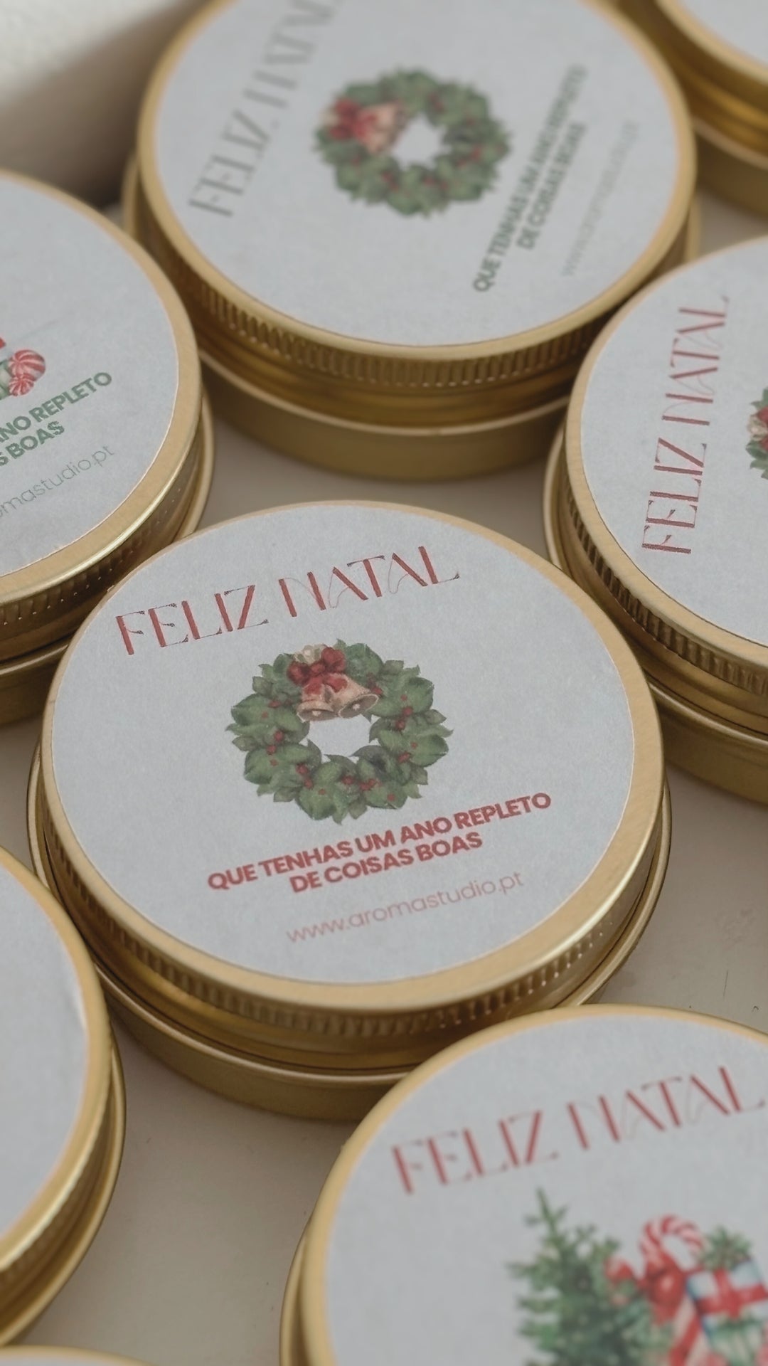 Mini Christmas Candle - The Little Gift