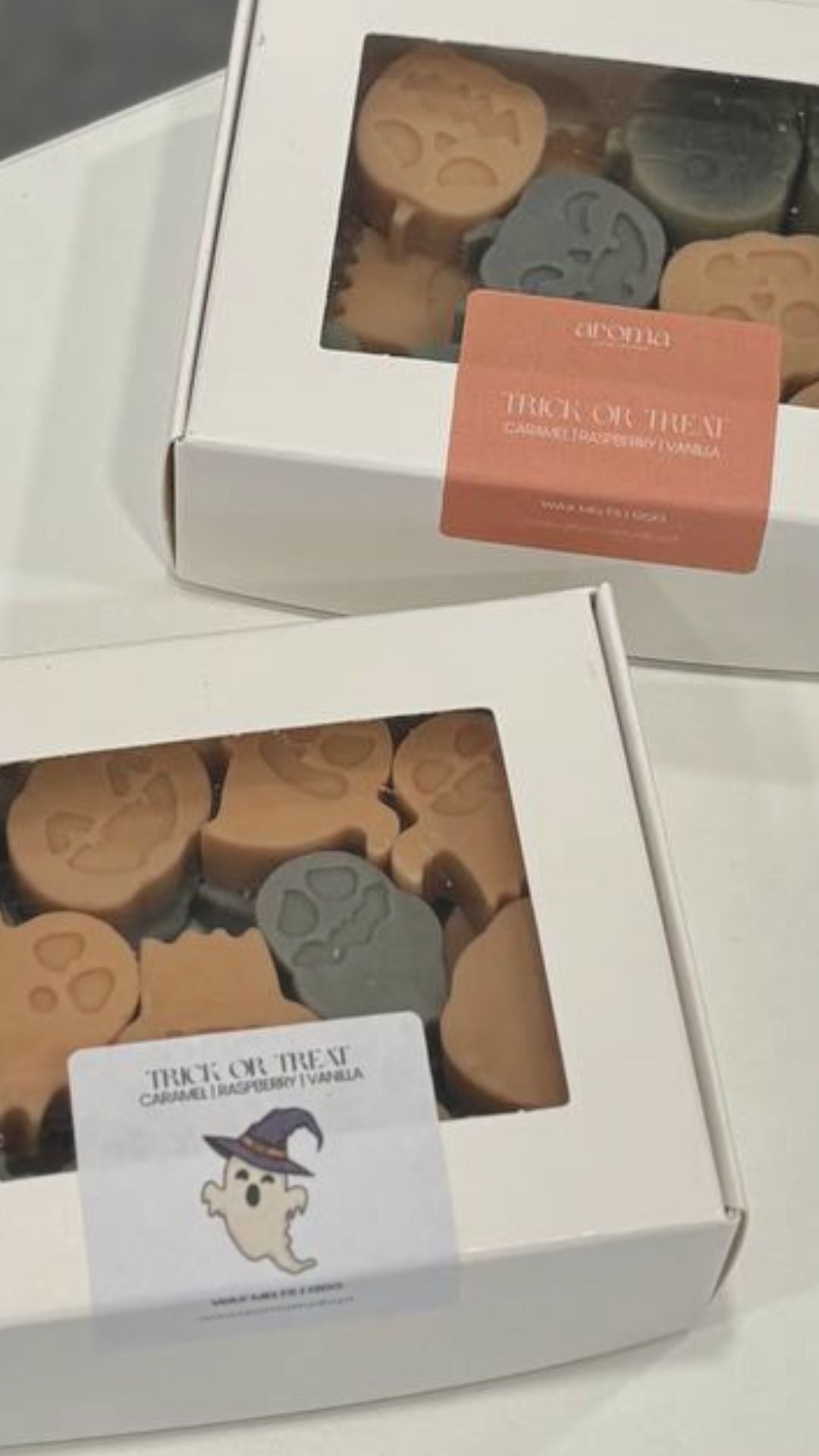 Wax Melt Trick or Treat - Caramelo, Baunilha & Framboesa