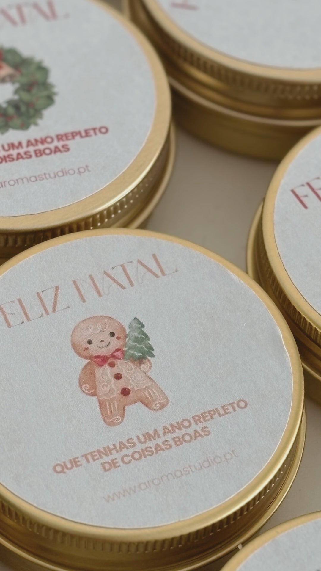 Mini Christmas Candle - The Little Gift