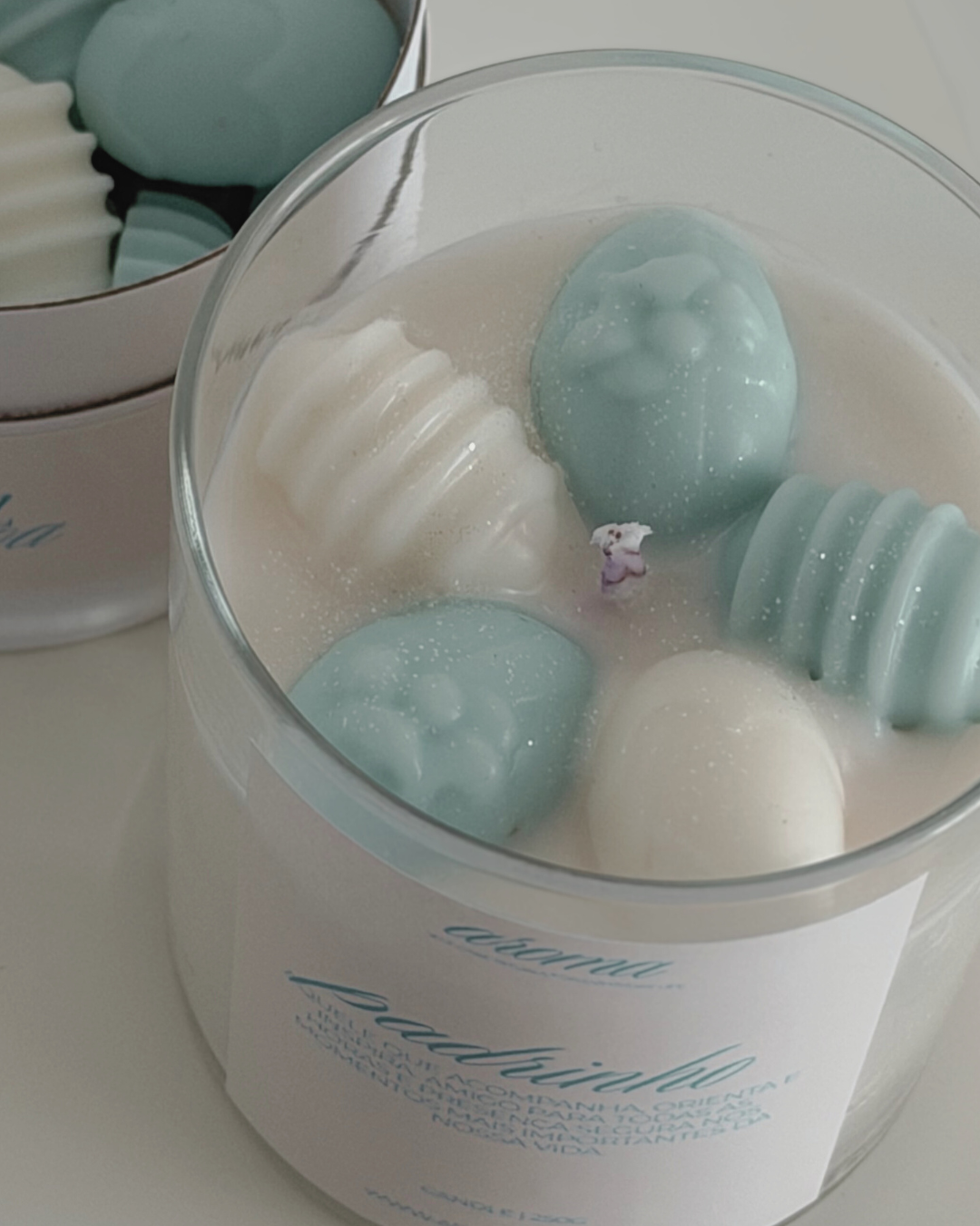 Blue Easter Eggs Candle