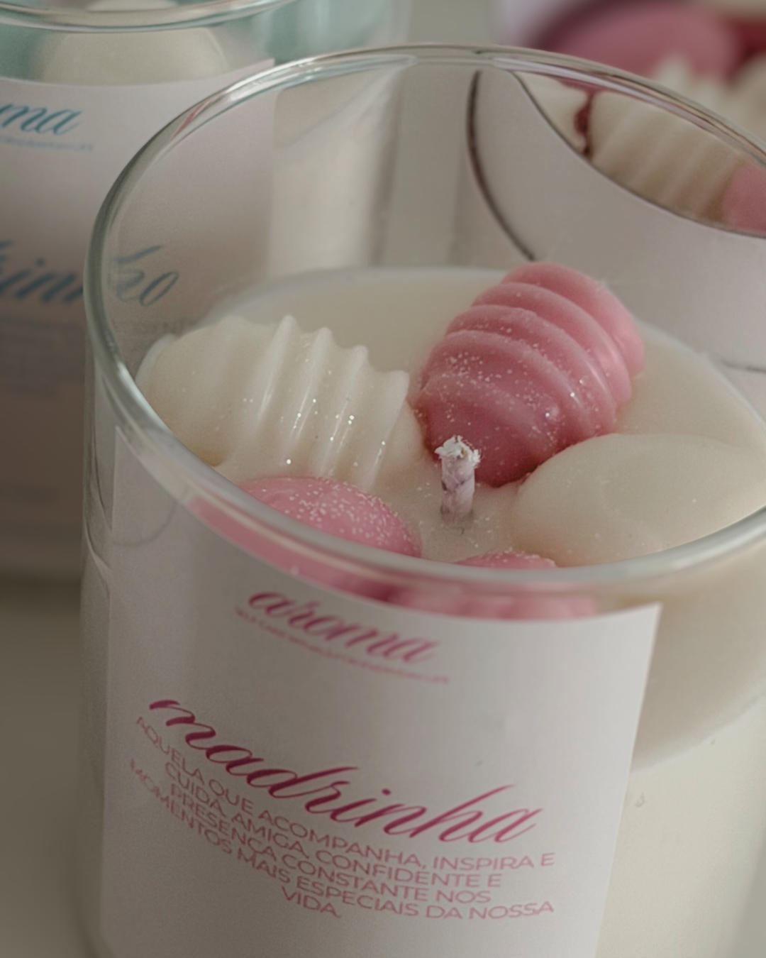 Pink Easter Eggs Candle