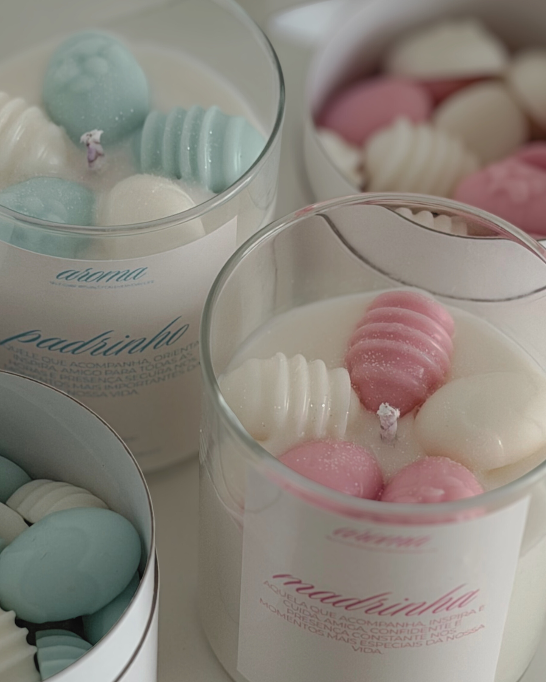 Pink Easter Eggs Candle