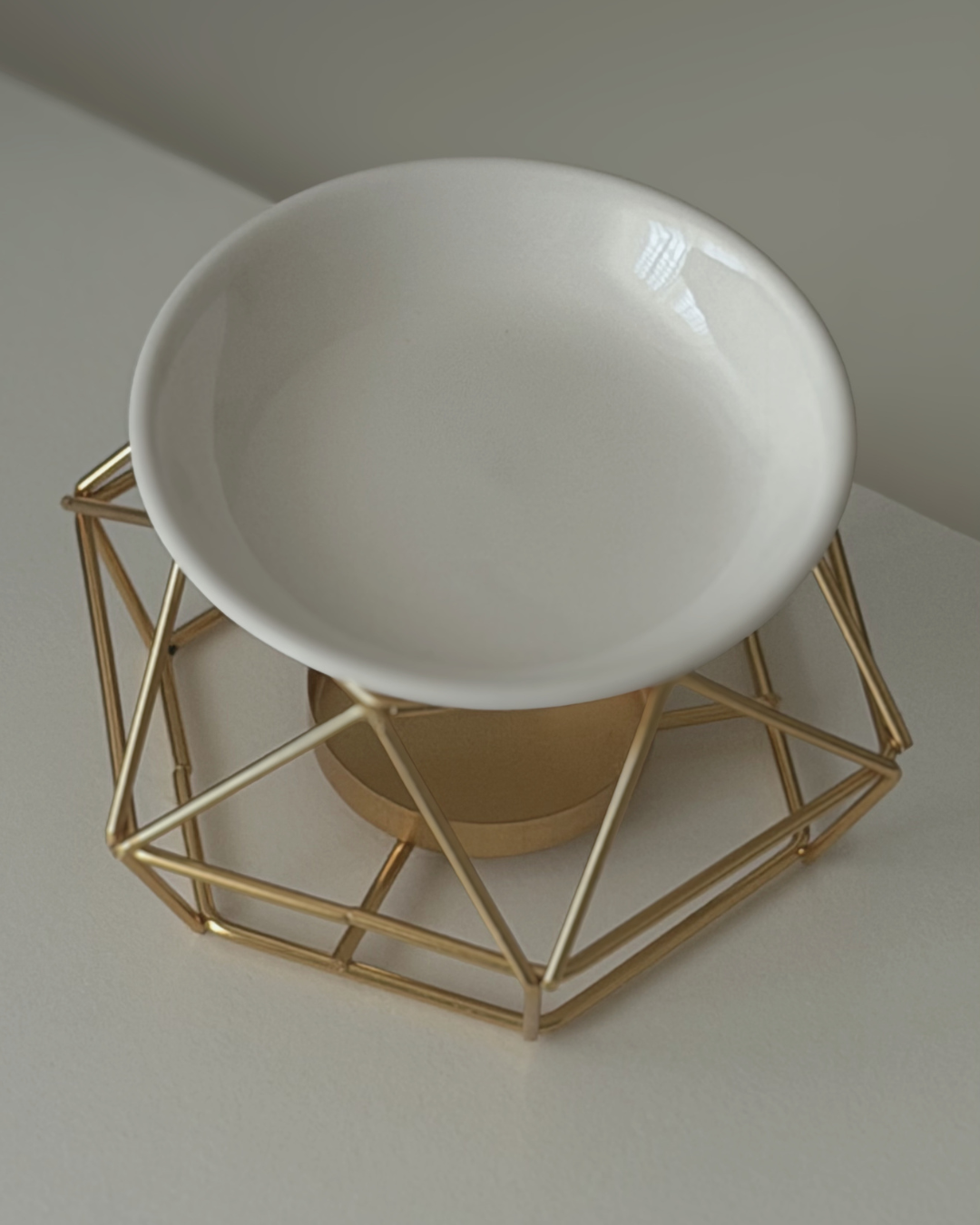 Wax Burner · White & Gold